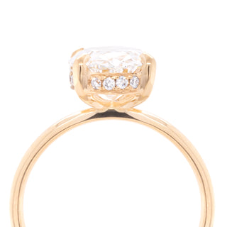 Custom 2.40ct Oval 'Alexa' Ring with Hidden Halo