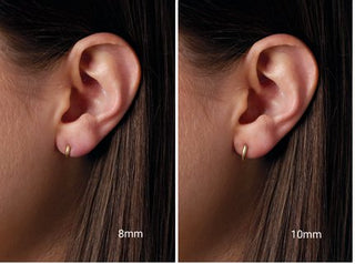 Tiny Hinged Hoop Earring - SINGLE - Anne Sportun Fine Jewellery
