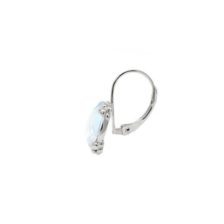 Sky Blue Topaz Dew Drop Cluster Prong Earrings
