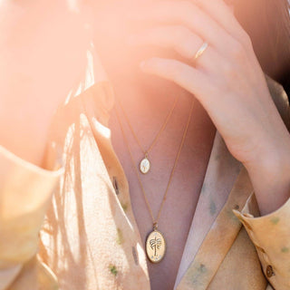 Date Palm Traveler's Token Necklace - Anne Sportun Fine Jewellery