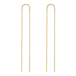 Long 3 Bar Threader Earrings