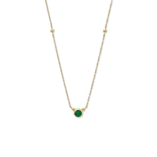 Emerald Dew Drop Bonheur Necklace - Anne Sportun Fine Jewellery