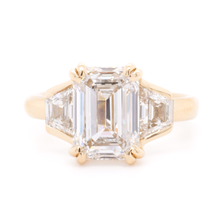 Custom 'Bethany' 2.64ct Emerald Diamond