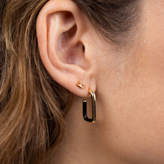 Baguette Champagne Earrings | Gold Vermeil - Anne Sportun Fine Jewellery
