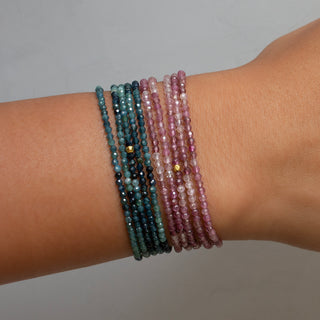 Pink Tourmaline Wrap Bracelet - Necklace - Anne Sportun Fine Jewellery