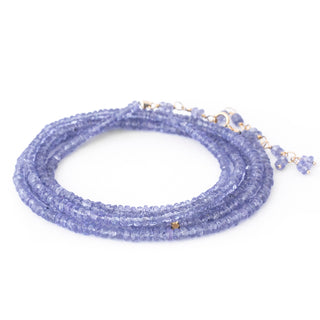 Tanzanite Wrap Bracelet - Necklace - Anne Sportun Fine Jewellery