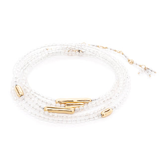 Five Gold Accent Gemstone Wrap , 18K Yellow Gold - Anne Sportun Fine Jewellery