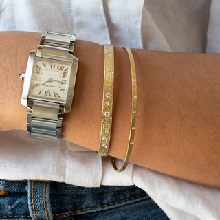 'Boulder' Dancing Diamond Bangle