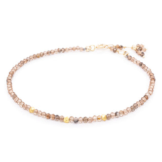 Gemstone Single Wrap 3 Bead Bracelet - Anne Sportun Fine Jewellery