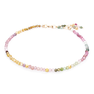 Gemstone Single Wrap 3 Bead Bracelet - Anne Sportun Fine Jewellery