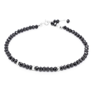 Hammered Bead Natural Gemstone Bracelet - Anne Sportun Fine Jewellery