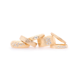 10mm Diamond Constellation 'Boulder' Cigar Band