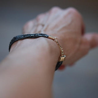 Hill Tribe Strands and 14k Gold Bracelet