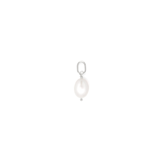 Oval Freshwater Pearl Charm - Anne Sportun Fine Jewellery