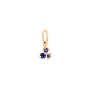 Tiny Trio Sapphire Charm