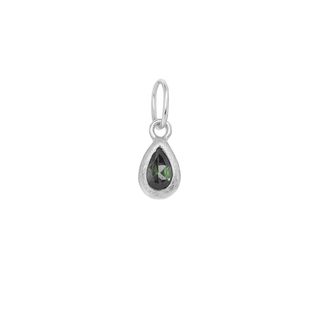 'Boulder' Pear Bezel Gemstone Charm
