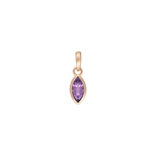 'Archive' No.25 Marquise Purple Sapphire Charm