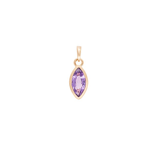 No.35 'Archive' 1.10ct Marquise Blackberry Purple Sapphire Charm