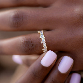 Cityscape Eternity Baguette Diamond Ring