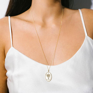 Date Palm Traveler's Token Necklace - Anne Sportun Fine Jewellery