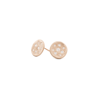 Diamond "Stardust" Disc Earrings - Anne Sportun Fine Jewellery