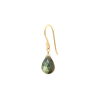 Labradorite Teardrop Briolette Earrings - Anne Sportun Fine Jewellery