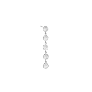 Five Hammered Disc Post Earrings - Anne Sportun Fine Jewellery
