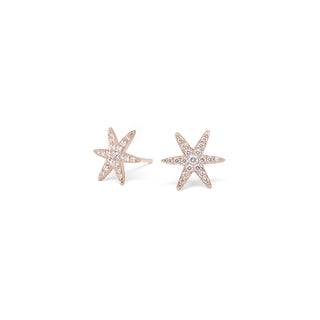 Diamond Pave Star Earrings - Anne Sportun Fine Jewellery