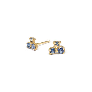 Cluster Trio Sapphire Earrings - Anne Sportun Fine Jewellery