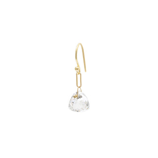 Gemstone Paperclip Earrings - Anne Sportun Fine Jewellery