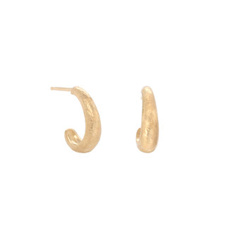Soft Teardrop "Boulder' Hoops