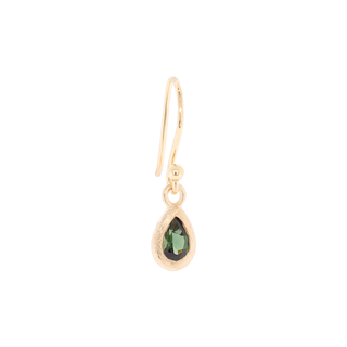 'Boulder' Bezel Pear Gemstone Drop Earrings - Anne Sportun Fine Jewellery