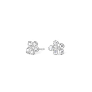 Small Flower Cluster Stud Earring - Anne Sportun Fine Jewellery