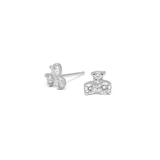 Diamond Trio Cluster Earrings - Anne Sportun Fine Jewellery