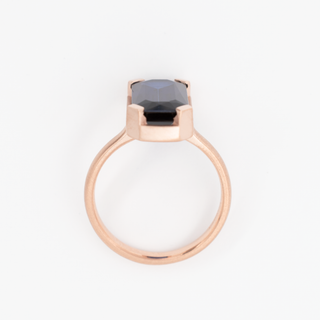 Custom Family Heirloom Blue Sapphire Ring - Anne Sportun Fine Jewellery