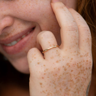 Golden Eternity Band with Diamonds - Final Sale
