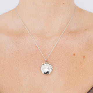 Large Silver Star Locket Necklace - Anne Sportun Fine Jewellery