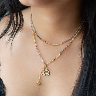 Initial Letter Charm with Diamond - Anne Sportun Fine Jewellery