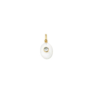 Pearlescent Gemstone Pendant - Anne Sportun Fine Jewellery