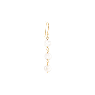 *Limited Edition* Triple Keshi Pearl Drop Earrings