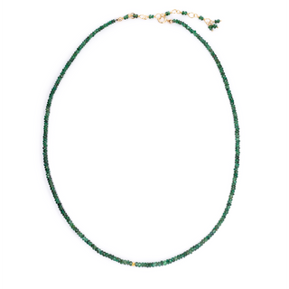 *Limited Edition* Dark Green Emerald Necklace - Anne Sportun Fine Jewellery
