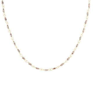 Hand-Tied Cognac Diamond Log Necklace - Anne Sportun Fine Jewellery