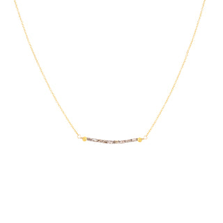 *Limited Edition* Cognac Diamond Bar Necklace - Anne Sportun Fine Jewellery