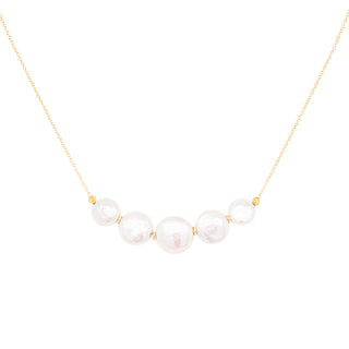 *Limited Edition* Cascading Coin Pearl Necklace - Anne Sportun Fine Jewellery