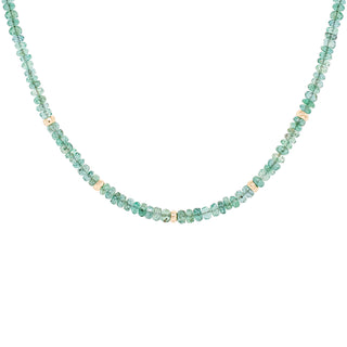 Limited Edition Bright Emerald Beaded Necklace