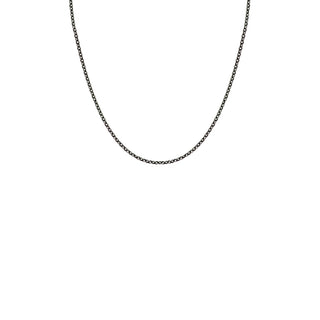 Oxidized Black Ultra Fine Chain - Final Sale