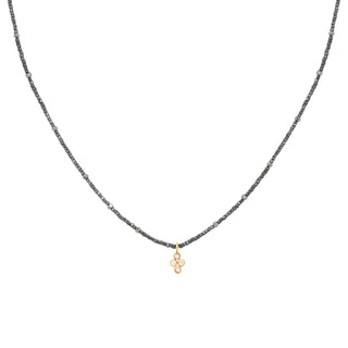 Rose Cut Diamond Quadrant Hill Tribe Necklace - Anne Sportun Fine Jewellery