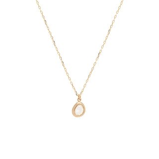 Yellow Rose Cut Sapphire Necklace | 14k - Anne Sportun Fine Jewellery