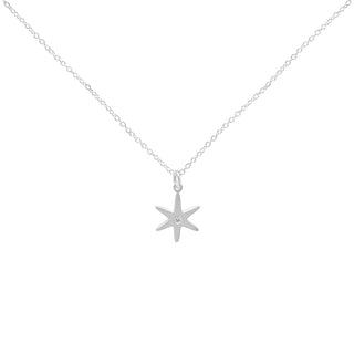 Diamond Center Star Necklace - Anne Sportun Fine Jewellery