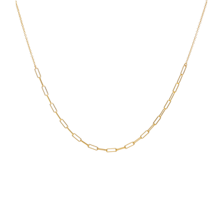 Paperclip + Light Cable Chain Necklace - Anne Sportun Fine Jewellery